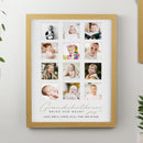 Personalised Grandchildren Oak Multi Photo Frame