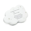 Personalised Cloud Resin Memorial Garden Ornament