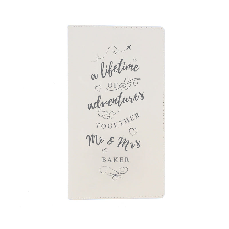 Personalised Couples Travel Document Holder