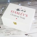 Personalised Christmas Eve White Wooden Box