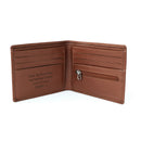 Personalised Tan Leather Wallet