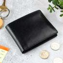 Personalised Black Leather Wallet