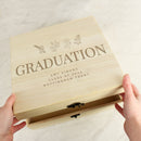 Personalised Engraved Floral Wooden Keepsake Box