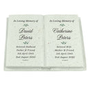 Personalised Couples In Loving Memory Resin Book