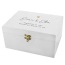Personalised Gold Heart Small Memory Box