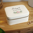 Personalised Wedding Travel Jewellery Box
