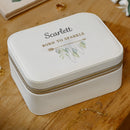 Personalised Botanical Travel Jewellery Box