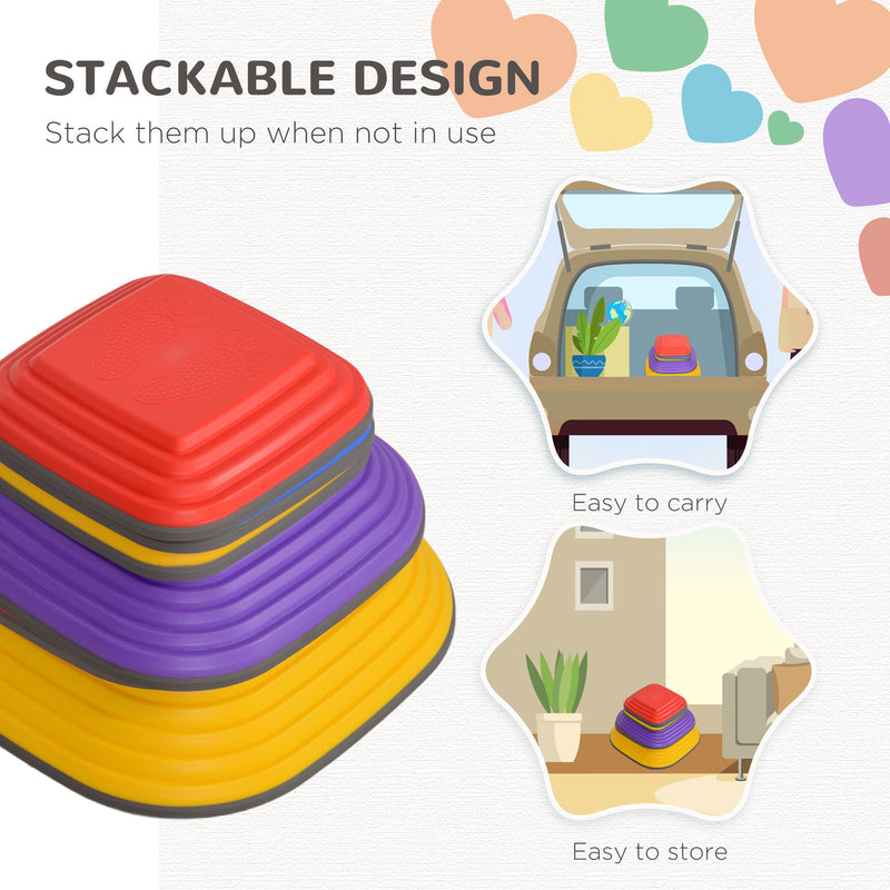 AIYAPLAY Balance Stepping Stones, 6PCs Sensory Toy Gift For Kids Aged 3-8