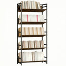 HOMCOM Anti-Slip Design 5-Tier Rustic Brown