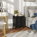 HOMCOM Chest of Drawers, Aluminium Handles, Black