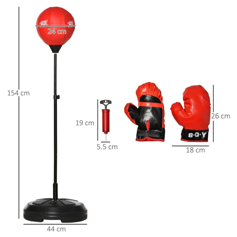 HOMCOM Boxing Punchbag Set
