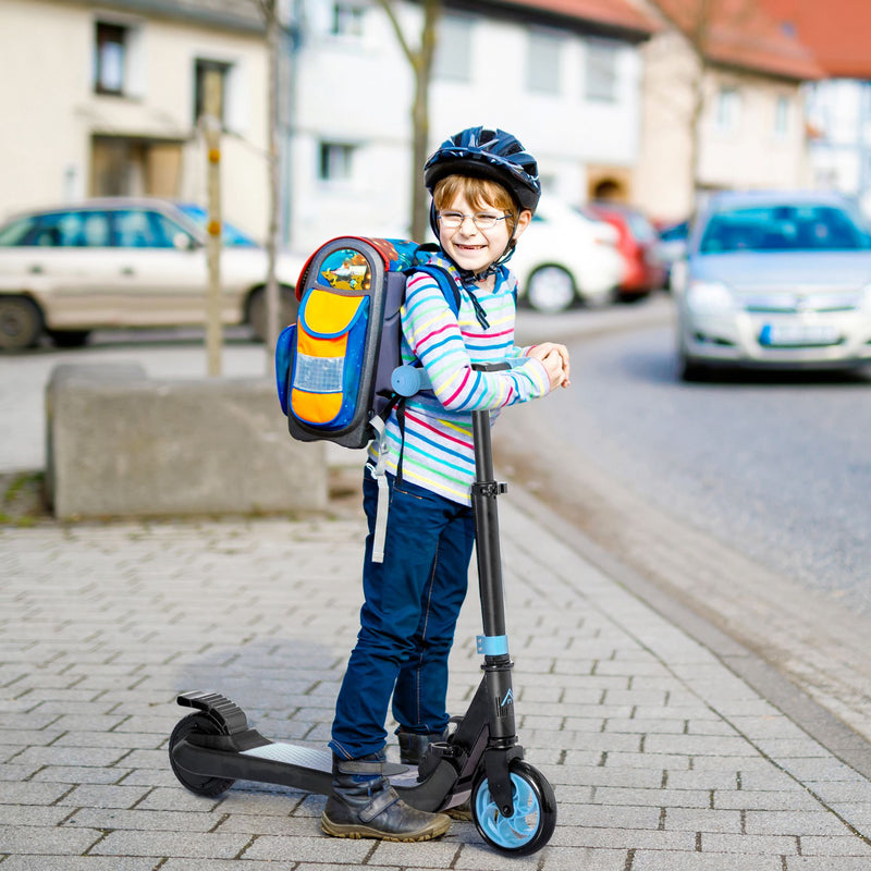 HOMCOM Folding Electric Scooter With Rear Wheel Brake
