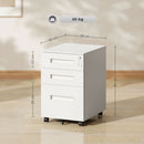 Vinsetto Lockable Mobile Filing Cabinet w/ 3 Drawers 39 x 48 x 60 cm