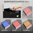 Vinsetto Lockable Mobile Filing Cabinet w/ 3 Drawers 39 x 48 x 60 cm