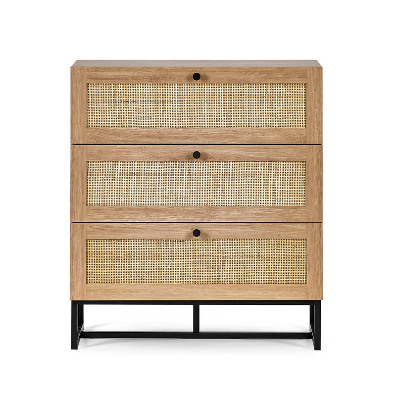 Padstow 3 Drawer Chest - Oak