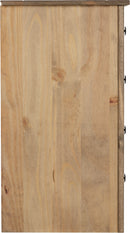 PANAMA 4 DRAWER CHEST - NATURAL WAX