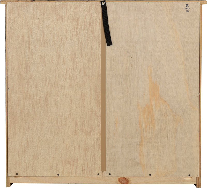 PANAMA 4 DRAWER CHEST - NATURAL WAX