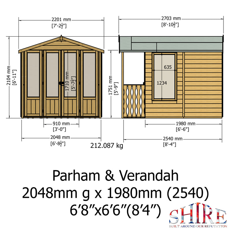 Parham & Verandah Summerhouse