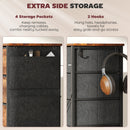 HOMCOM Fabric Chest of Drawers, 4 Drawer Dresser for Bedroom