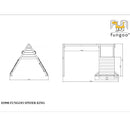 Spider King Playfort (Teak Painted)