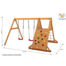 Spider King Playfort (Teak Painted)