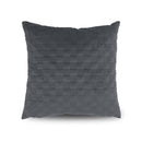 Lewis's Pemberley Velvet Cushion - Charcoal