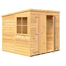 Pent Double Door Shiplap Shed