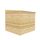 Pent Double Door Shiplap Shed