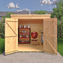 Pent Double Door Shiplap Shed