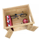 Pent Double Door Shiplap Shed