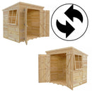 Pent Double Door Shiplap Shed