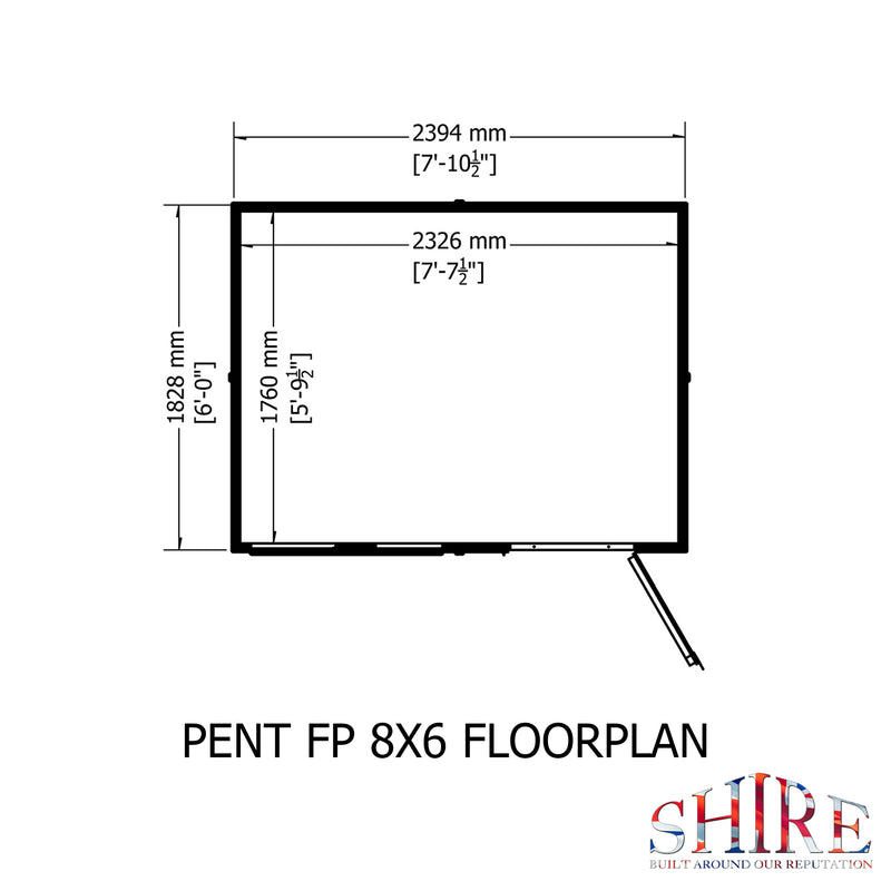 Pent Shiplap Shed