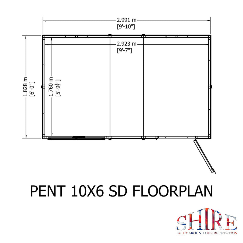 Pent Shiplap Shed