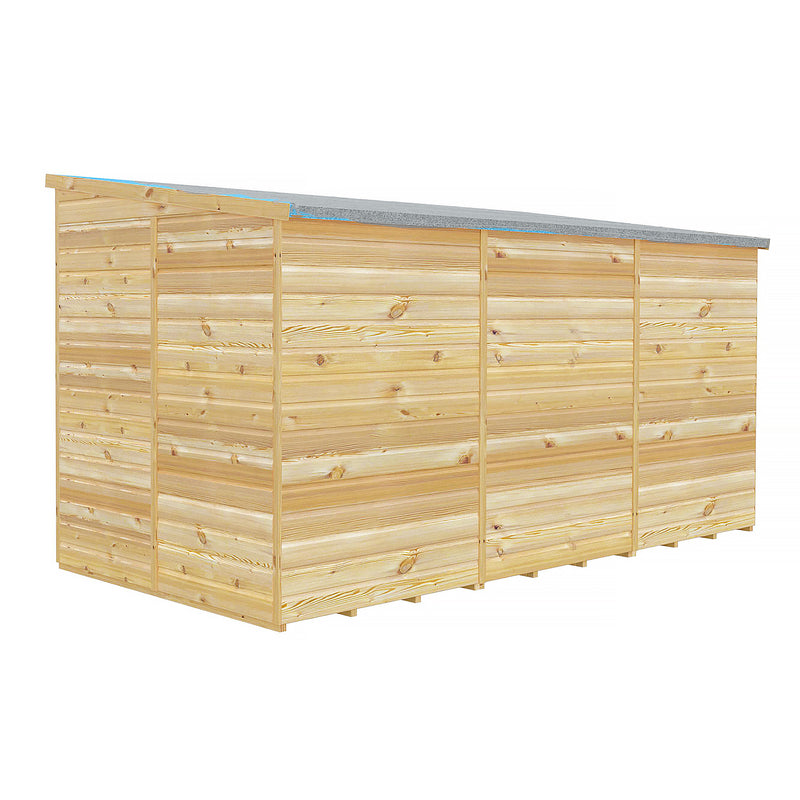 Pent 12 X 6 Shiplap Shed