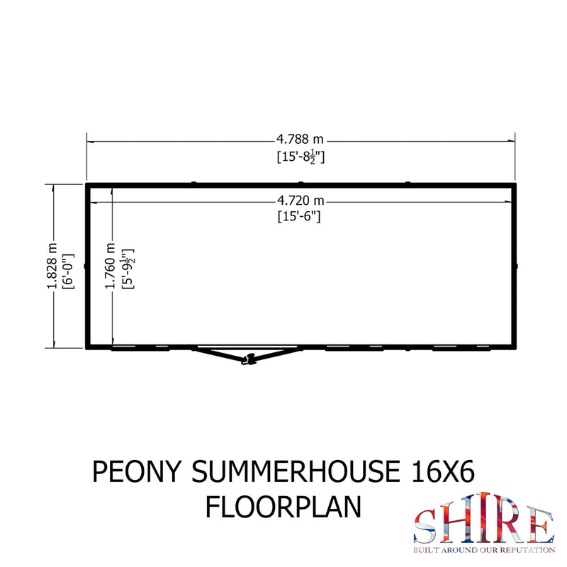 Peony Pent Summerhouse