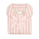 Ladies Flannel Pyjamas - Pink Stripe