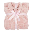 Ladies Wave Cut Dressing Gown- Pink