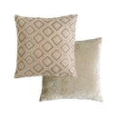 Pisa Geometric Jacquard Cushion Cover in Beige