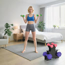 SPORTNOW Hex Dumbbells Set With Dumbbell Rack, 2 X 1kg, 2 X 3kg, 2 X 5kg