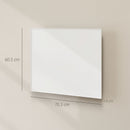 HOMCOM 400W Smart Electric Heater, Wall Far Infrared Panel Radiator, White