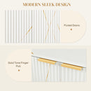 HOMCOM Sideboard, Buffet Cabinet with 2 Doors and Adjustable Shelves