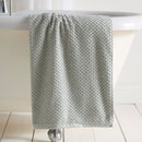 D & D Popcorn Check Towels Green
