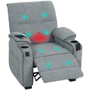 HOMCOM Electric Massage Recliner Armchair With Heat, Power Reclining Chair