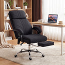 Vinsetto Vibration Massage Office Chair With Heat, Footrest, Black