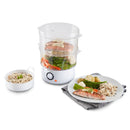 Tower Presto Steam Cooker 2 Tier  - White