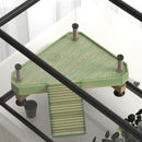 PawHut Turtle Tank 28L Glass Turtle Aquarium w/ Easy Drainage, 45 x 25 x 29cm