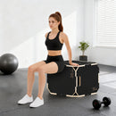 SPORTNOW Non-Slip Plyo Box, Corner-free Wooden Jump Box