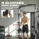 SPORTNOW Home Gym Smith Machine with 65kg Weight Stack