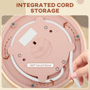 HOMCOM Electric Kettle, Fast Boil, 1.7L, 3kW, Swivel,