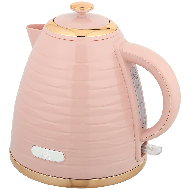 HOMCOM Electric Kettle, Fast Boil, 1.7L, 3kW, Swivel,